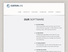 Tablet Screenshot of catchlog.com